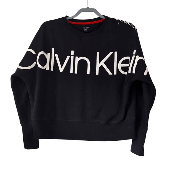 Calvin Klein Tops - Calvin Klein Athletic Athleisure CK Logo Graphic Urban Street Sweatshirt S